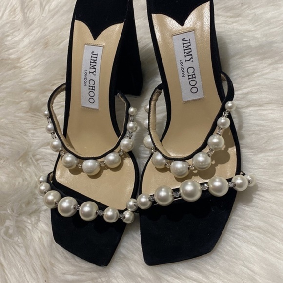 New Jimmy Choo Amara Embellished slide sandal‎ size 38.5EU - Picture 14 of 14